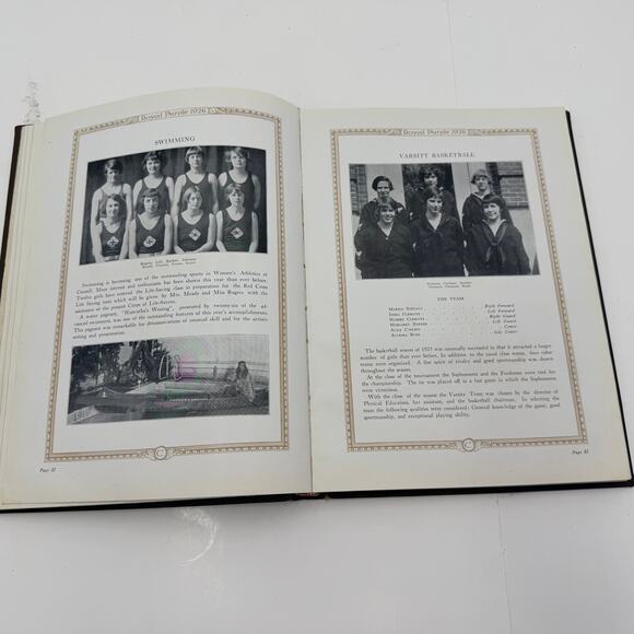 Vintage Kansas State University "Royal Purple" 1926 Yearbook - Picture 4 of 9